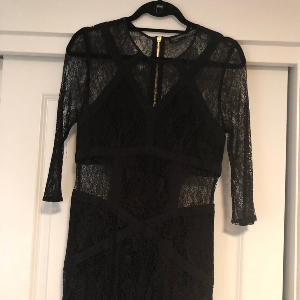 Lace little black dress!